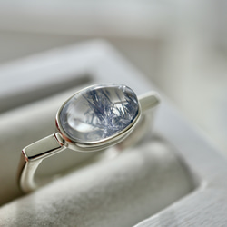 K10[人魚のmoss aquamarine]ring モスアクアマリン 指輪・リング