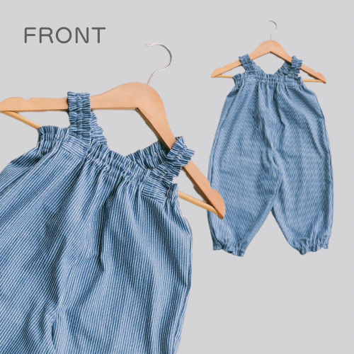 プレイウェア 80サイズ お砂場着 オーバーオール 遊び着 保育園