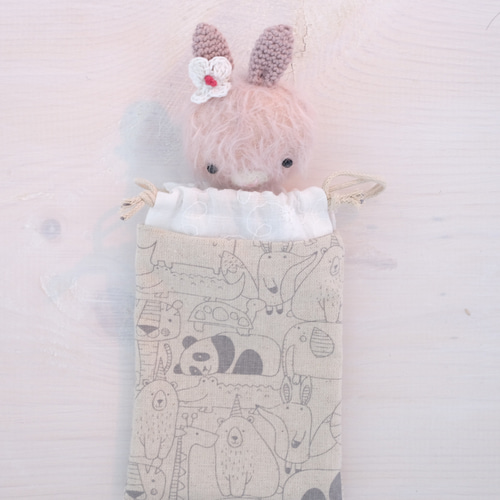 ミニうさちゃん ピンク うさぎのぬいぐるみ テディベア ぬいぐるみ