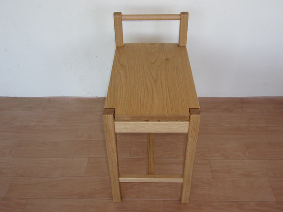 片手スツール、ナラ（ナチュラル） 