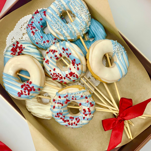 最終お値下げ❤️レア❤️美品❤️激レア❤️フードファイターズ☆ピンクドーナツ 業スー購入品】冷凍ドーナッツ(ファンシーピンク) | ＊スノーフレーク