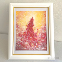 ヒーリングアート 原画 レムリアの癒し 水のエレメント 絵画