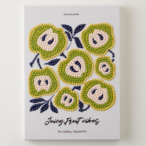 ミントグリーン ダイヤモンドパターン 袋帯 東京銀座 ますいわ屋 銀糸　刺繍 ダイヤモンドフィックス グリーンアップル ビーズキット 生地