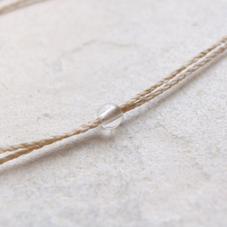 【0.5】紫陽花カラーアメジストマクラメネックレスmac379 6枚目の画像