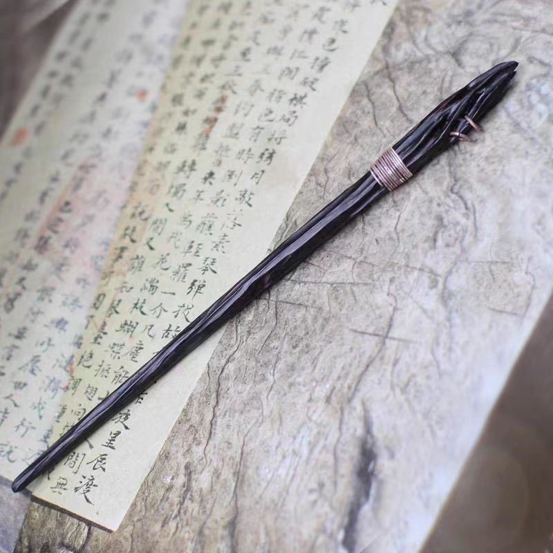 ハンドメイド かんざし 手作り 大司命 木簪 紫檀 マジェステ 和装髪飾り ヘアアクセサリー 恋人 誕生日 周年記念