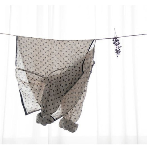 joie de vivre水玉リネン100%シャツ joie de vivre水玉リネン100%シャツ