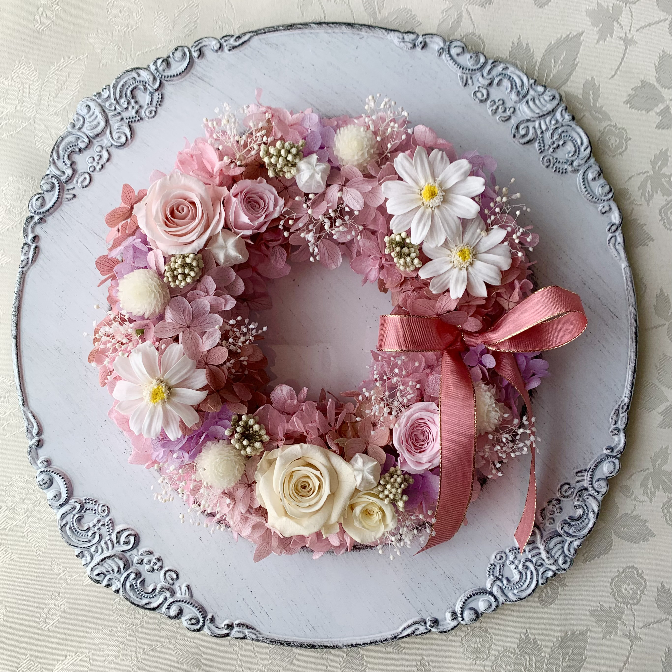 可愛いフェルトリース　手作り　ハンドメイド　結婚祝い　ウェディング　プレゼント kit-01_0.jpg