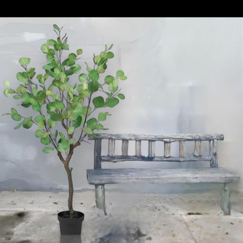 光触媒 人工観葉植物 ウォールグリーン フェイクグリーン ユーカリ118