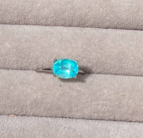 Juvelia リング　ブルーオパールsv925 再販【10月誕生石】ペルー産 ブルーオパール リング SV925