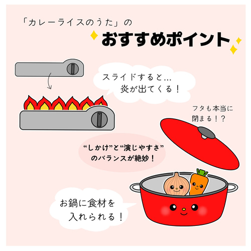 パネルシアター「カレーライスのうた」（保育教材／ペープサート