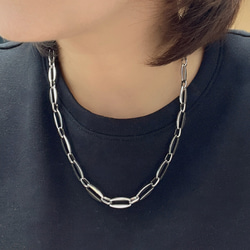 サージカルステンレスネックレス チェーン つけっぱなしアクセ 金属アレルギー対応 プレゼント ギフト 6枚目の画像