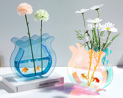 クリーム色 陶器製 一輪挿し 約20cm