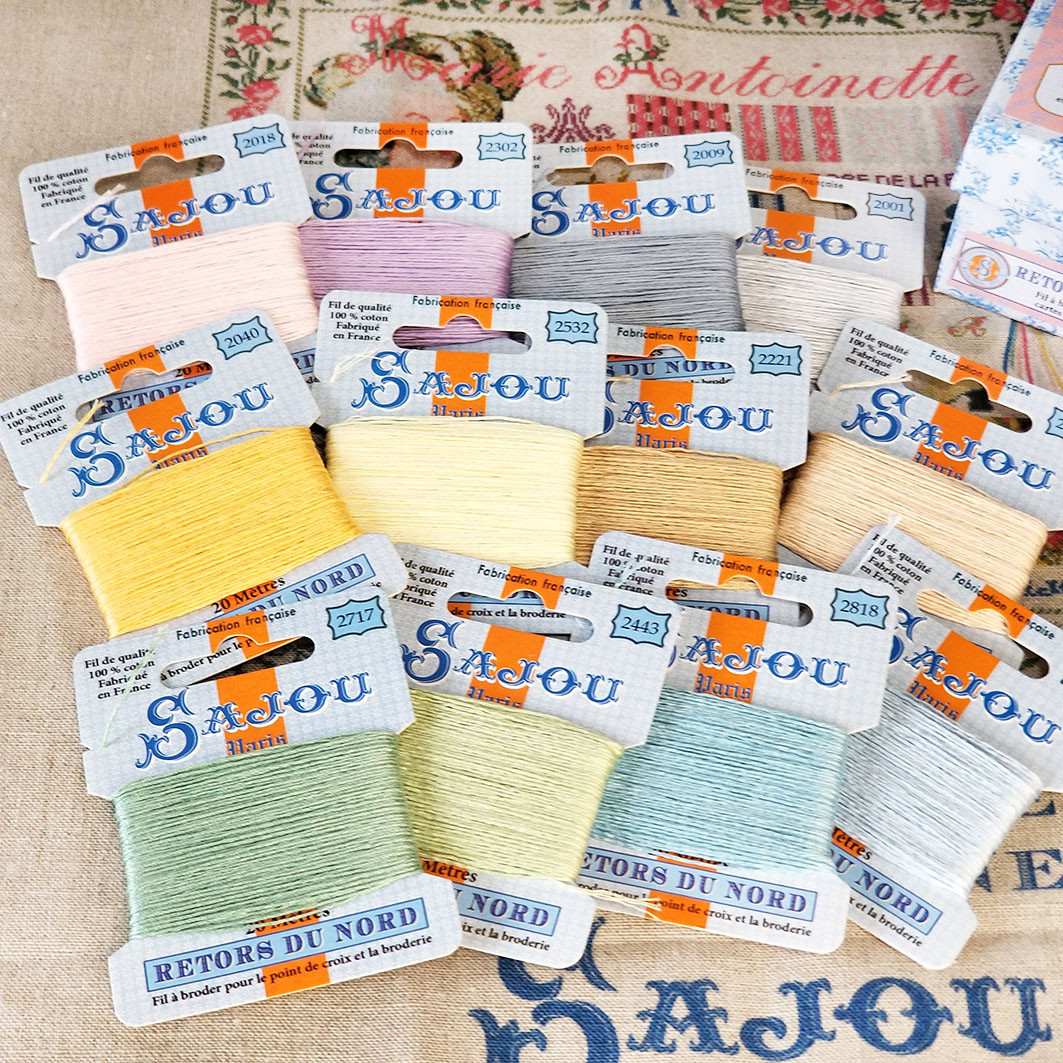 Sajou★RETORS DU NORD刺繍糸パステルトーン-4 再入荷