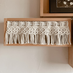 短いカフェカーテン・サイズセミオーダー 縦20cm〜横約24cm