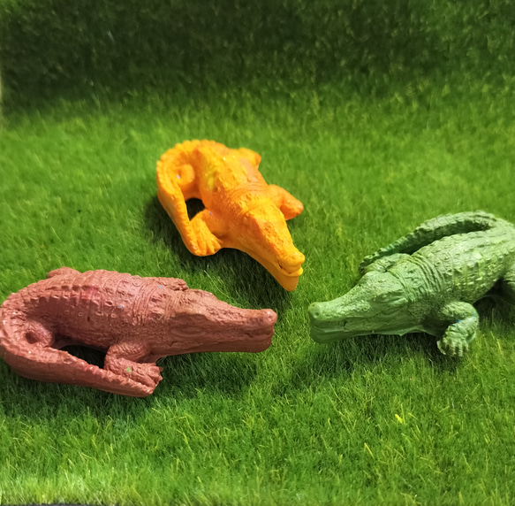 リアルカラフルワニさんクレヨンセット＊誕生日プレゼントワニ好き