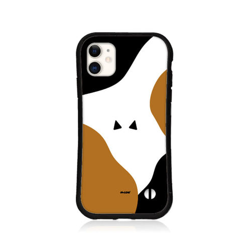 三毛猫 名入れ スマホケース iPhone16 15 14 pro SE iface型