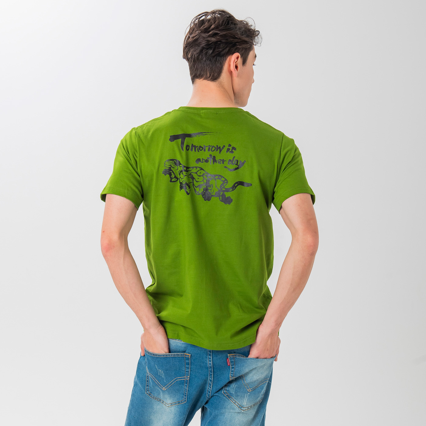 Tシャツ メンズ 葛飾北斎 浮世絵 タイガー ”Tomorrow is another day” 明日は明日の風が吹く