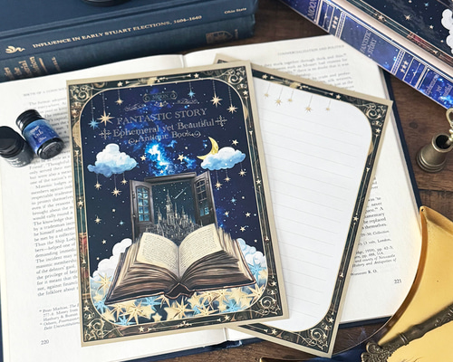 FANTASTIC STORY柄 レターセット レターセット LALA CloveR. 通販