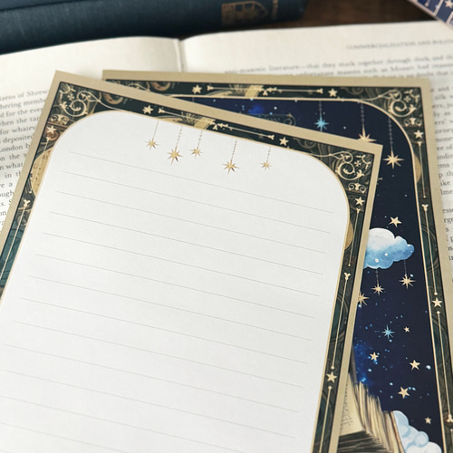 FANTASTIC STORY柄 レターセット レターセット LALA CloveR. 通販