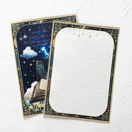 FANTASTIC STORY柄 レターセット レターセット LALA CloveR. 通販