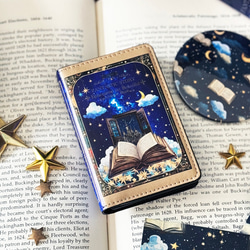 小さな本のような名刺入れ FANTASTIC STORY柄 / カードケース 名刺入れ