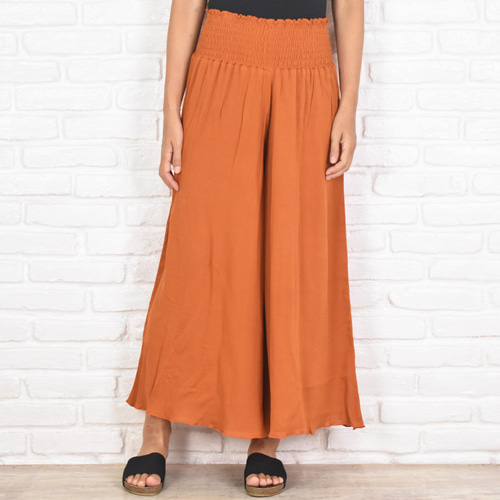 新色追加！涼しげリラックスワイドフレアパンツ キュロットパンツ