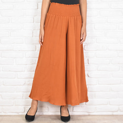 新色追加！涼しげリラックスワイドフレアパンツ キュロットパンツ