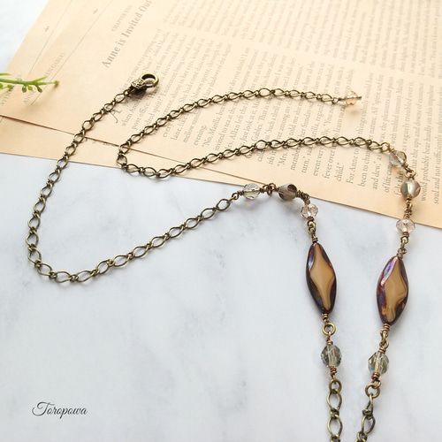 フィリップフェランディス*豪華絢爛装飾ビーズネックレス Crown and Princess Drop Necklace by Baby, the Stars Shine Bright