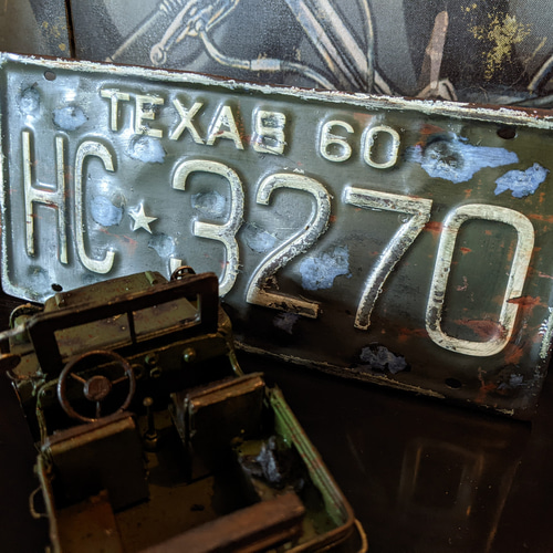 アメリカン ミリタリー ブリキカージープ US ARMY JEEP #軍用車両