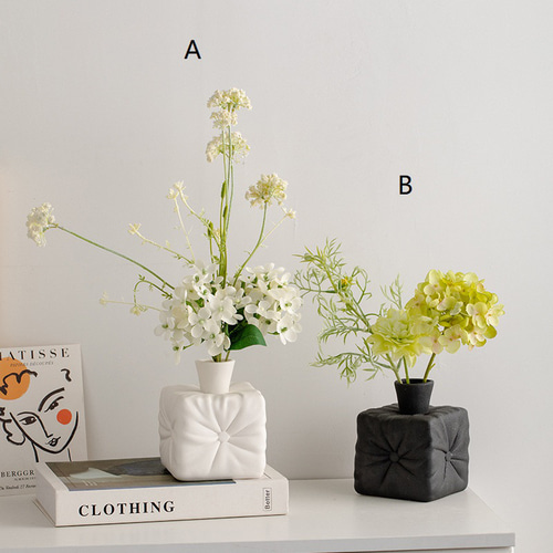 花瓶と花 花瓶 花器 シンプルな樹脂花瓶フラワーアレンジメント玄関コーヒー