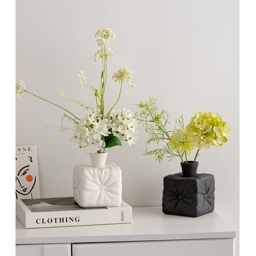 シンプルで創造的なセラミック花瓶の装飾リビングルームフラワー