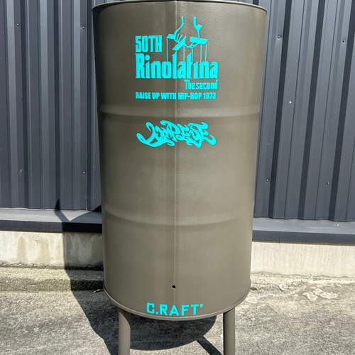 バーベキュー台 ドラム缶改オリジナル 送料無料】【希少商品】ドラム缶リメイク バーベキューグリル BBQ