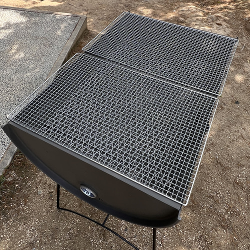 送料無料】【希少商品】ドラム缶リメイク バーベキューグリル BBQ