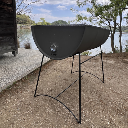 送料無料】【希少商品】ドラム缶リメイク バーベキューグリル BBQ