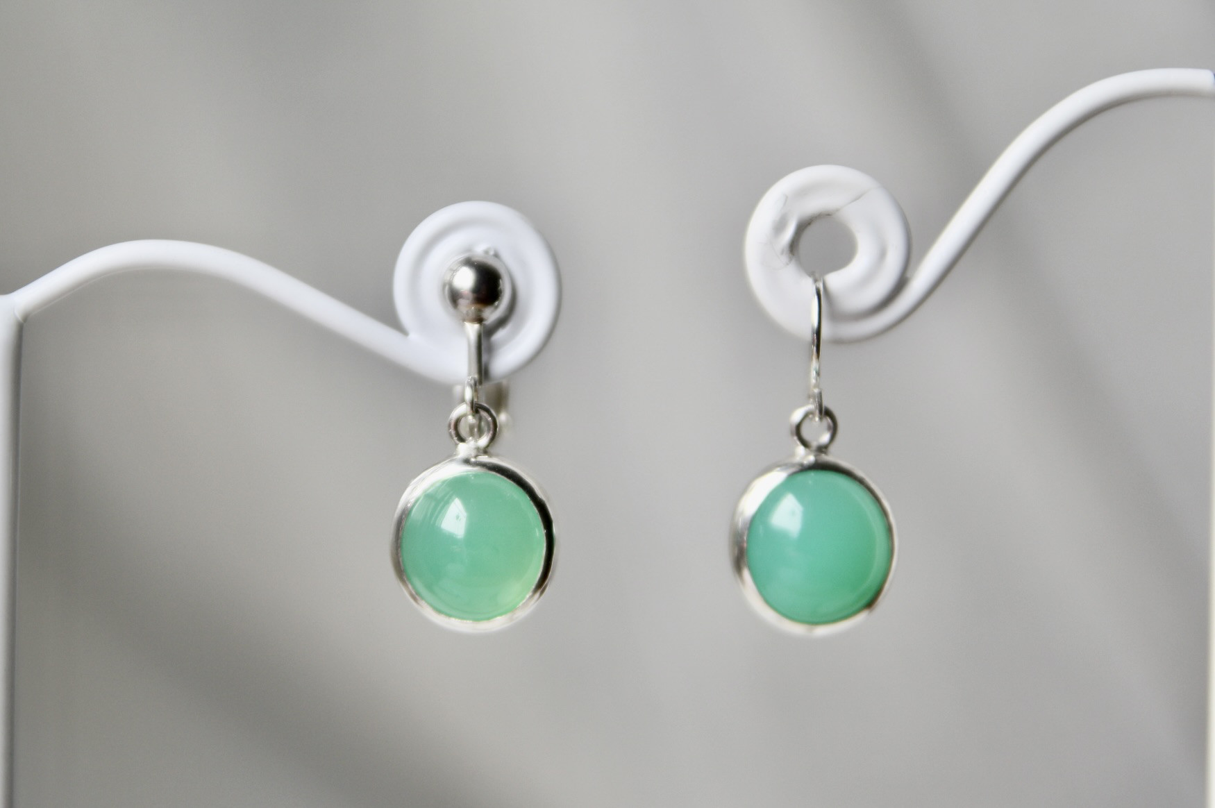 クリソプレーズ　イヤリング/ピアス