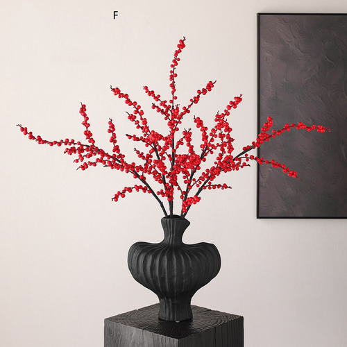 高級感、侘び寂び花瓶、造花、フェイクフラワーオーナメント、リビング