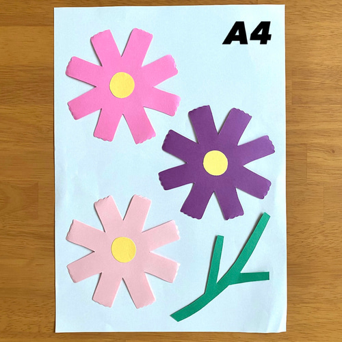 コスモス とんぼ 壁面 9月 秋 敬老の日 保育 施設 秋桜 その他素材