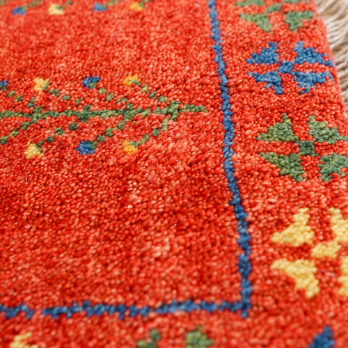79×52cm 【ペルシャ絨毯 手織りギャッベ】アマレ族ギャッベ 79×52cm 【ペルシャ絨毯 手織りギャッベ】アマレ族ギャッベ