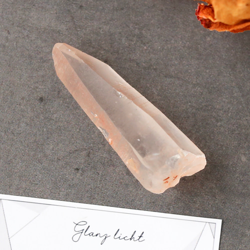 希少！貫入ピンクレムリアンシード クリスタル 水晶 鉱物 原石 希少