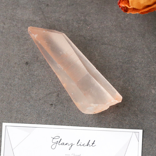 ピンクレムリアンシード クリスタル 水晶 鉱物 原石 希少