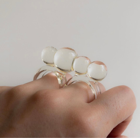 sphere ring【clear】 2枚目の画像