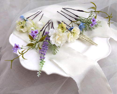 アーティフィシャルフラワーブーケ、ヘッドパーツ 775326dc544adff6547b1afe871469