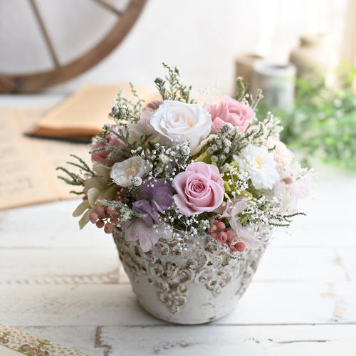 ローズフラワーガーデンP＊お部屋に作る薔薇のお庭のアレンジメント