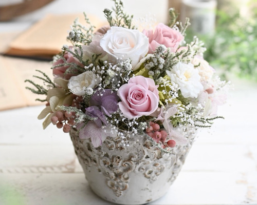 ローズフラワーガーデンP＊お部屋に作る薔薇のお庭のアレンジメント