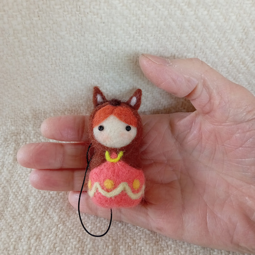 馬マトリョーシカのストラップ 羊毛フェルト Mt.maru 通販 17780452