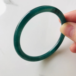 B310-0110] ジェイド JADE ヒスイ 本翡翠 バングル グアテマラ産