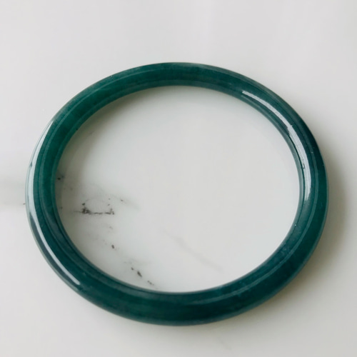 翡翠　バングル　グアテマラ B310-0110] ジェイド JADE ヒスイ 本翡翠 バングル グアテマラ産