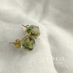 ドライフラワー レジン スターチス フラワー 金属アレルギー チタン