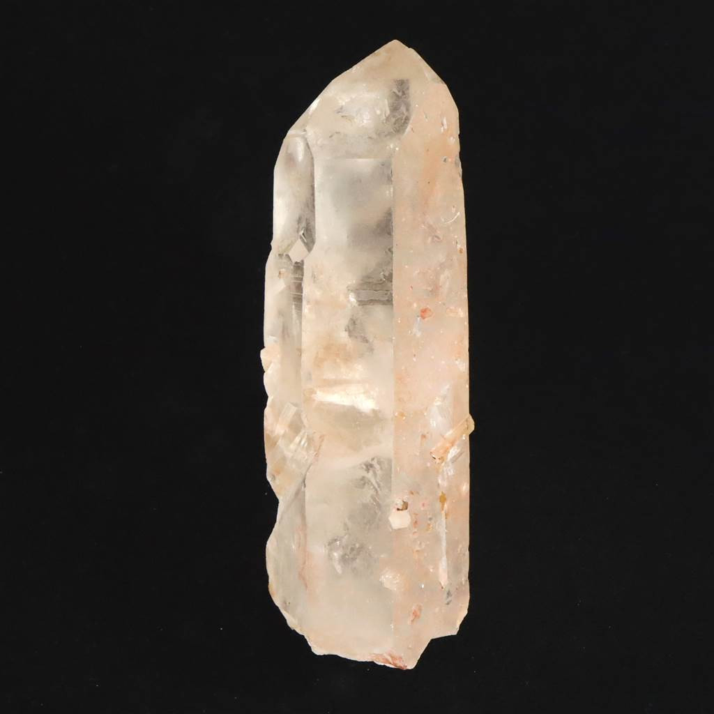 ブラジル産 ピンクレムリアンシード 124mm 原石 貫入 325g #97176