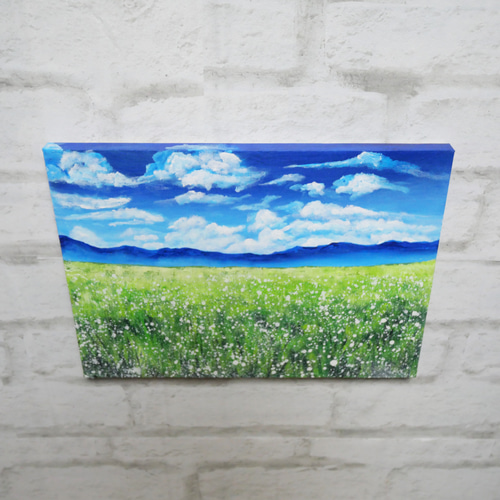 油絵 油彩 油彩画 絵 絵画【かすみ草】 | HIROSHI1990